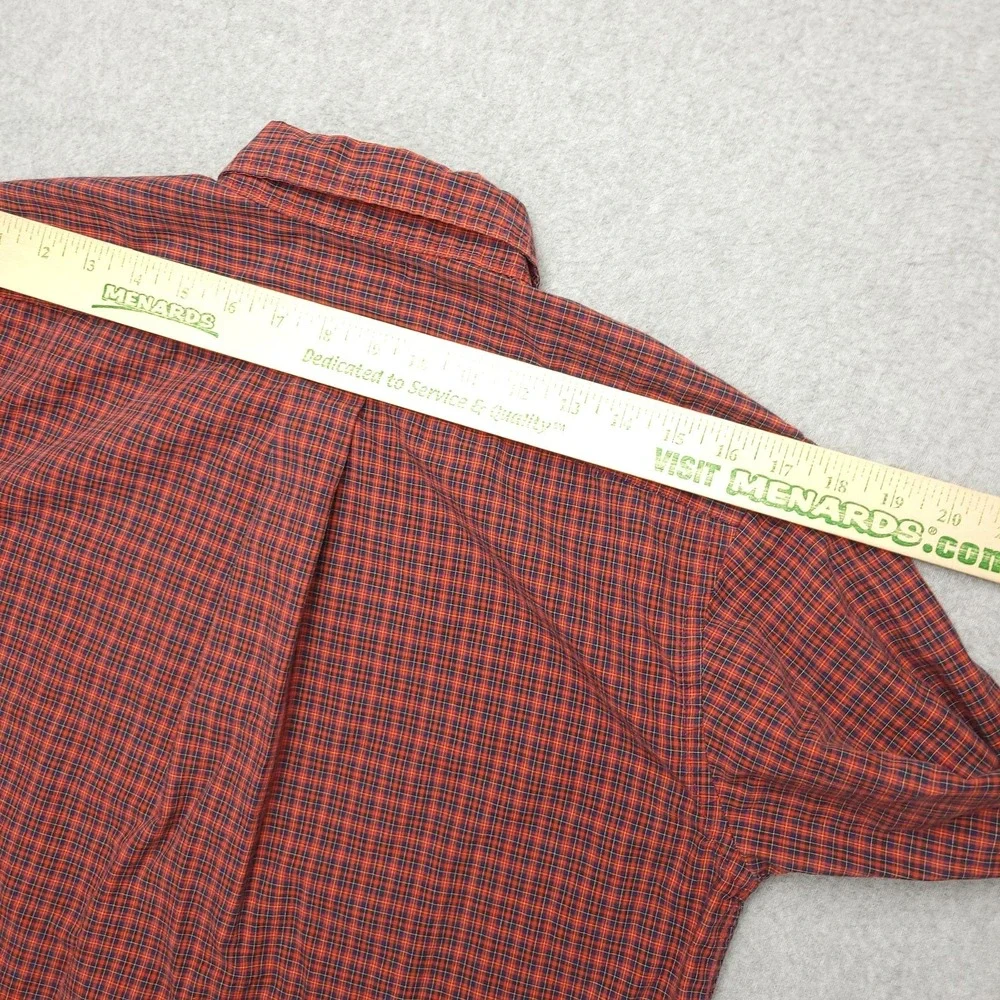 Ralph Lauren Shirt Boys XL 18-20 Red Plaid Long‎ Sleeve Button Down Pony Logo